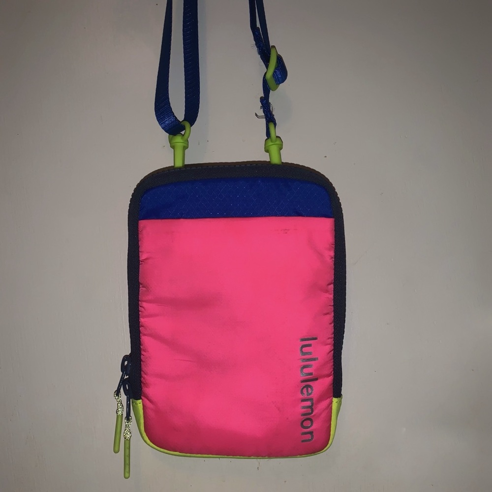 LULULEMON neon crossbody bag